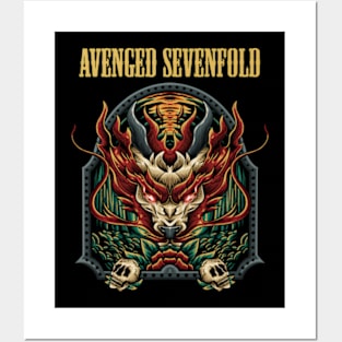 SEVENFOLD AVENGED BAND Posters and Art